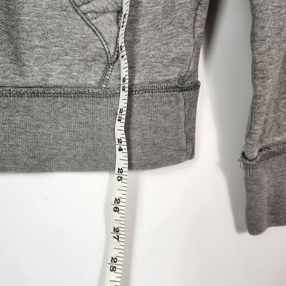 Vtg Y2k Hollister Hoodie Mens M Applique Lettering Spellout Embroidered Surfing - Picture 7 of 8